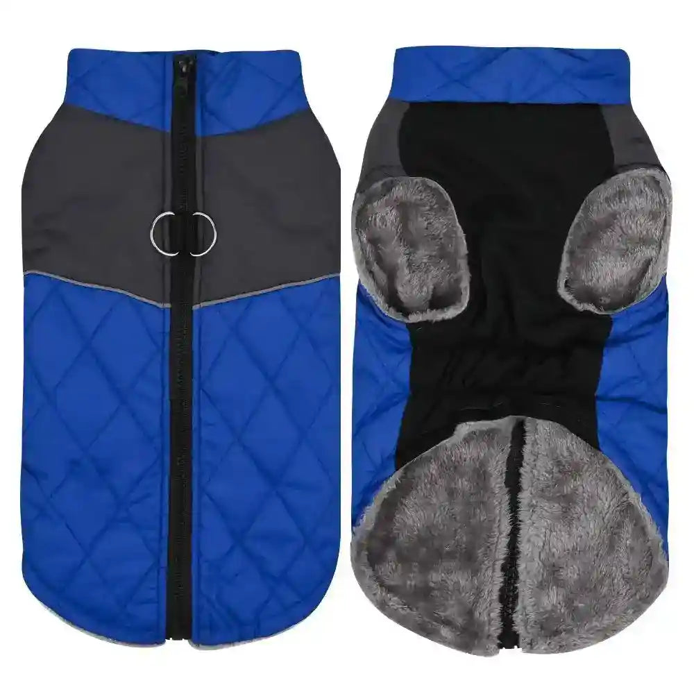 Cappotto per cani Alvin con zip e anello per guinzaglio - foto 7