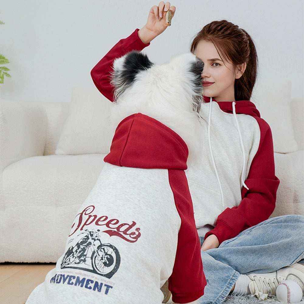 Felpa Coordinata Cane & Padrone "Puppy" – Stile e Comfort per Te e il Tuo Amico a Quattro Zampe by Dog Moda