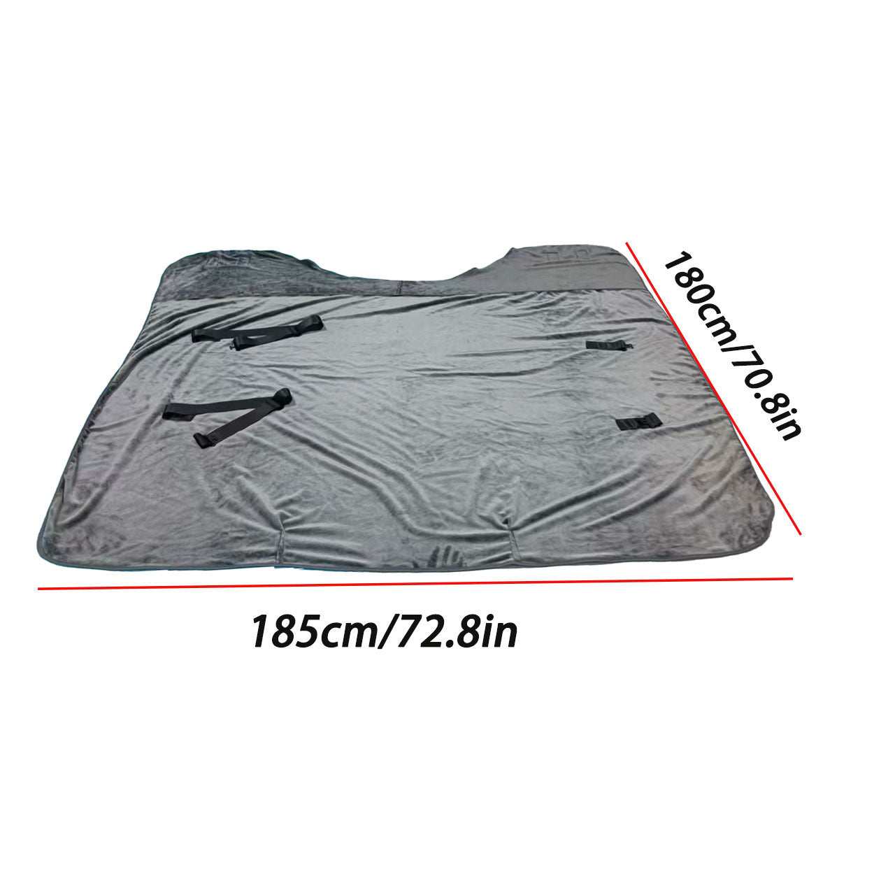 Fleece-Umhang für Pferde – warm, schützend und fliegenabweisend