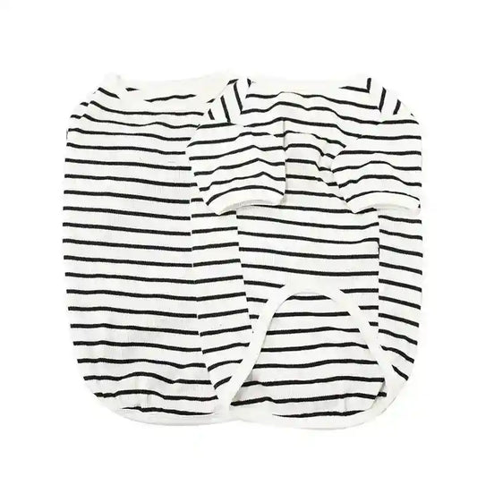 Maglietta per cani a righe in puro cotone "Good Stripes" by Dog Moda