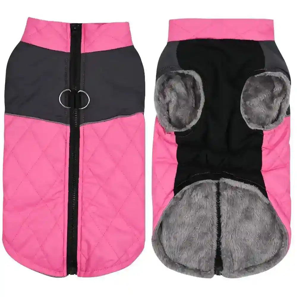 Cappotto per cani Alvin con zip e anello per guinzaglio - foto 8