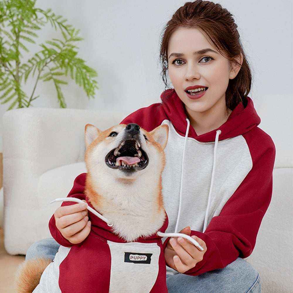 Felpa Coordinata Cane & Padrone "Puppy" – Stile e Comfort per Te e il Tuo Amico a Quattro Zampe by Dog Moda