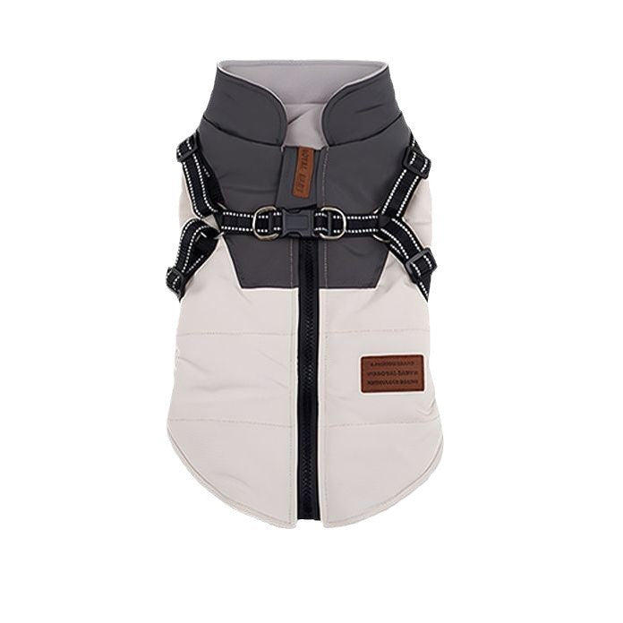 Cappottino per cani "Royal Baby" con pettorina e pile caldo | DogModa