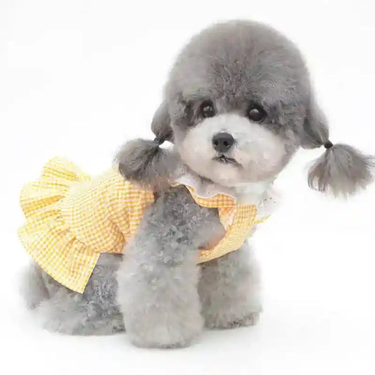 Vestito per Barboncino Toy con Fiocchetto - Modello Ribbon, Eleganza e Comfort by Dog Moda