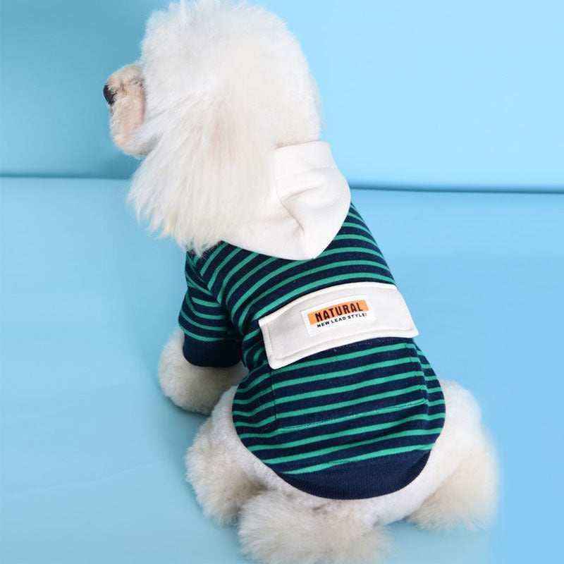Felpina Chic a Righe per Cani - Dog Moda