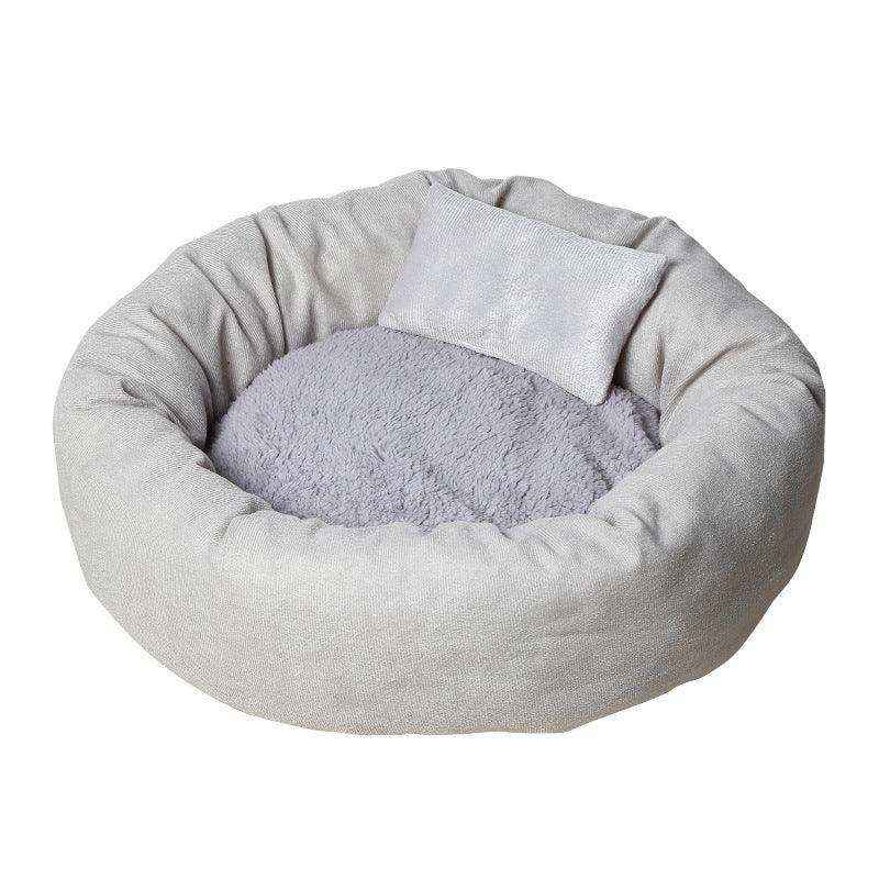 Cuccia Tonda per Cani e Gatti “Sogni di Pelo” Antiscivolo by Dog Moda
