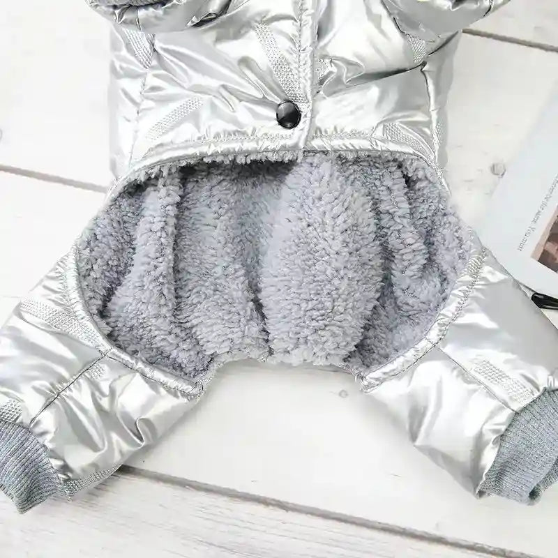 Piumino per Cani Quattro Zampe "Dadagou" – Cappottino in Pile Caldo e Comodo per Cani di Piccola Taglia by Dog Moda