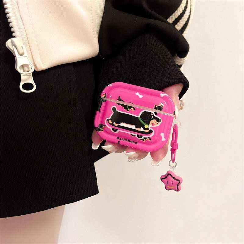 Cover AirPods TPU Fantasia Bassotto – Stile Cartoon Portatile by Dog Moda
