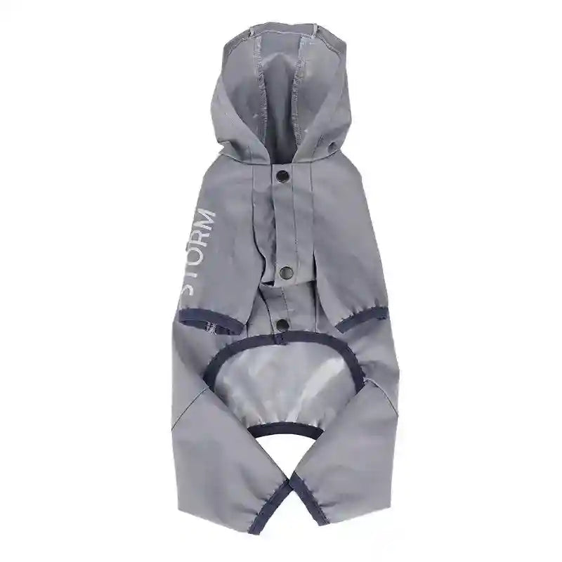 Impermeabile per Cani "STORM" - Protezione Completa con Cappuccio e Foro Pettorina by Dog Moda
