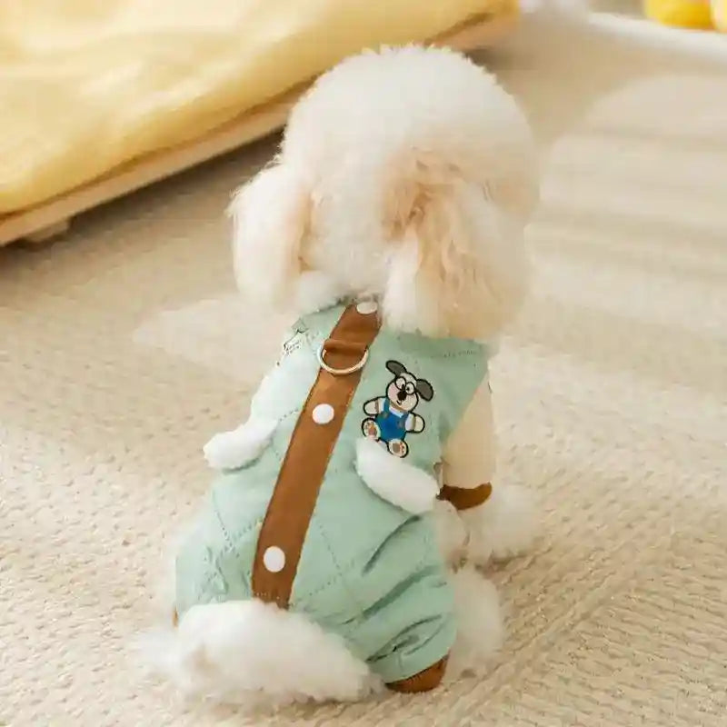 Cappotto Adorable Trapuntato con Anello Pettorina - XS-XXL by Dog Moda