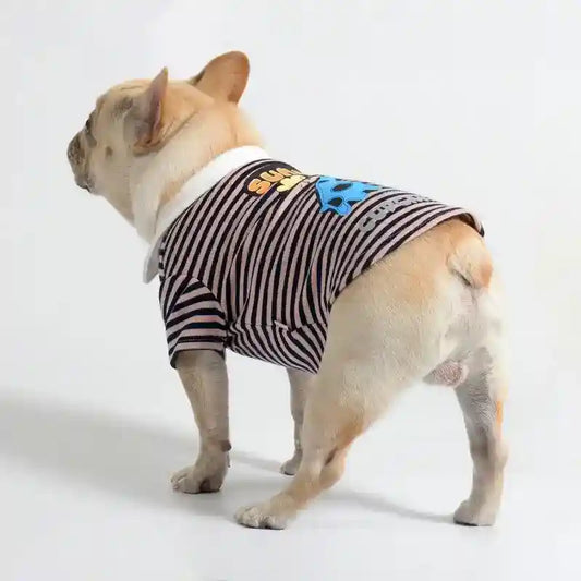 Maglietta per Bulldog e Carlino in cotone "Sunny Cupcake" by Dog Moda