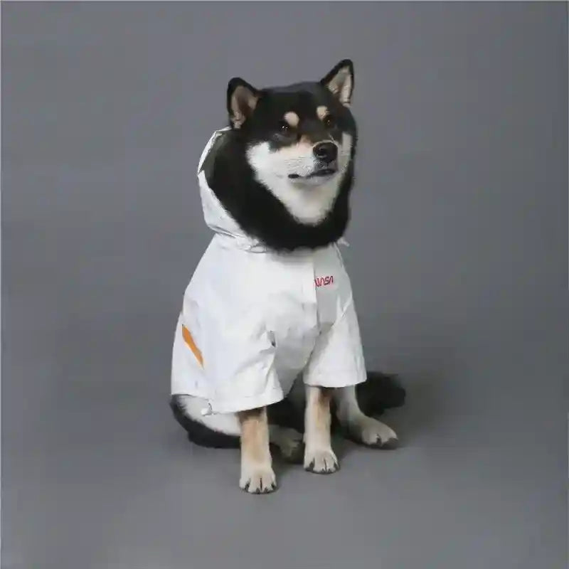 Impermeabile per cani riflettente "NASA" by Dog Moda
