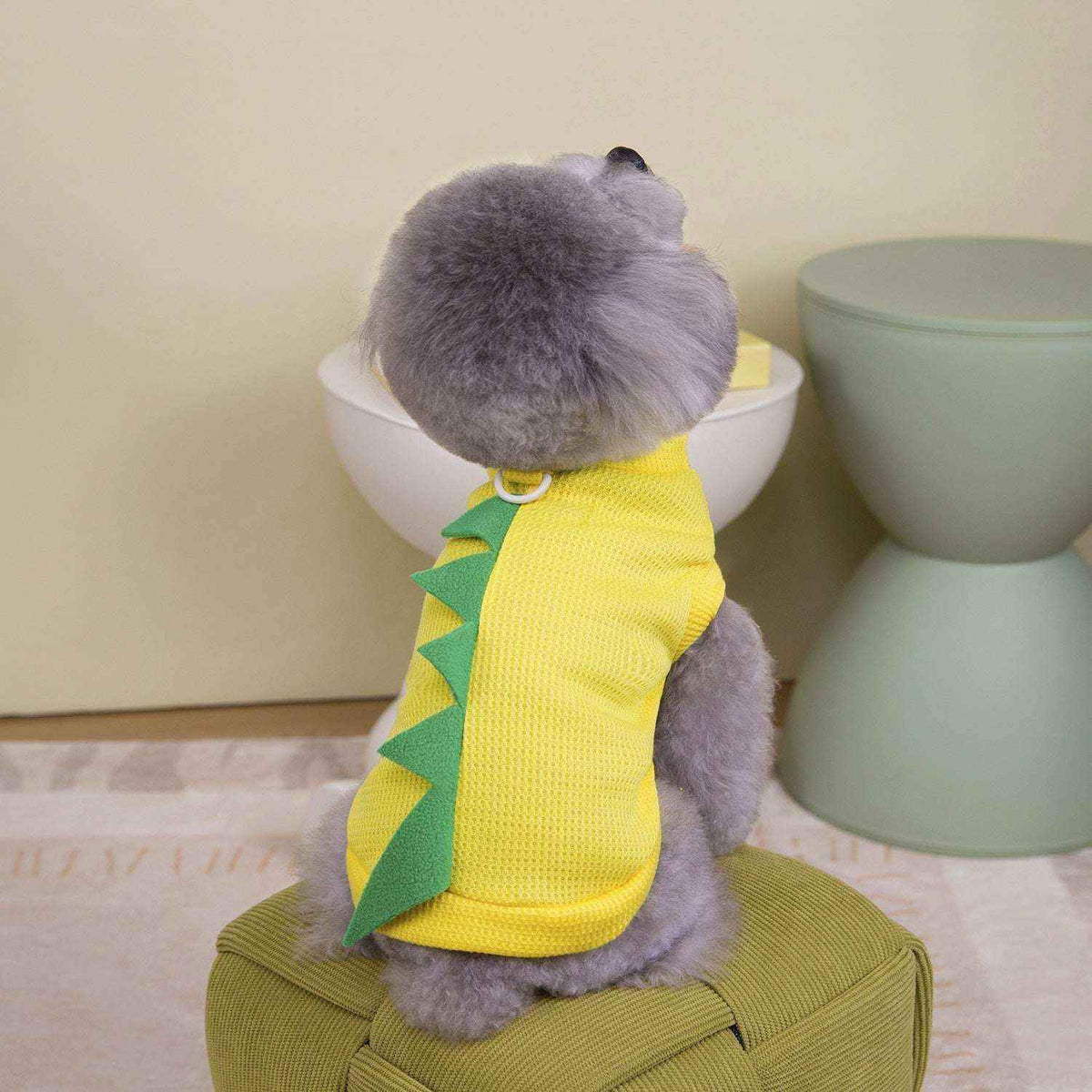 Maglia Cane Dinosauro | Pettorina Integrata | T-Rex | Dogmoda