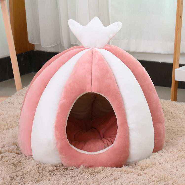 Casetta Circolare per Cani e Gatti "Candyman" a Righe da Interno by Dog Moda