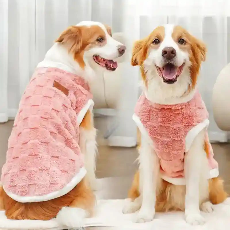 Maglia in Pile per Cani "Chess" a Scacchi in Vari Colori by Dog Moda