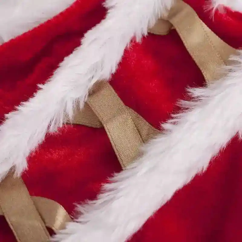 Vestito per cani da Babbo Natale smanicato – Il look perfetto per le festività natalizie by Dog Moda