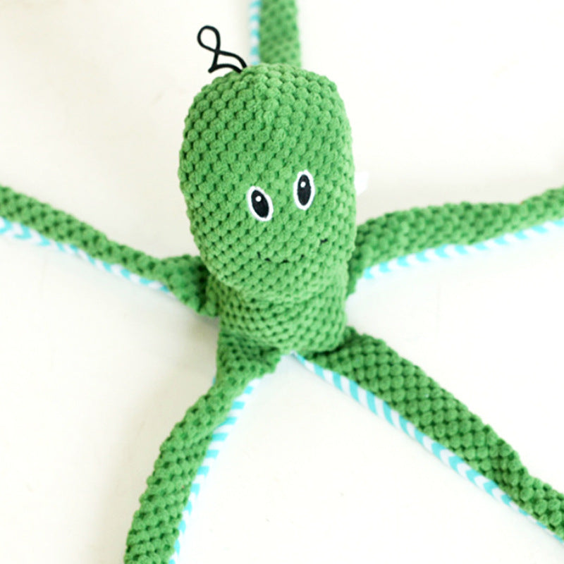 "Octopus Orlando" Dog Plush with Integrated Squeaker - The Perfect Toy for Your Four-Legged Friend