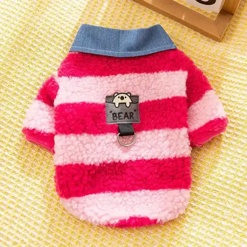 Felpa BEAR HIPIPET in Pile Pelo d'Agnello per Cani by Dog Moda