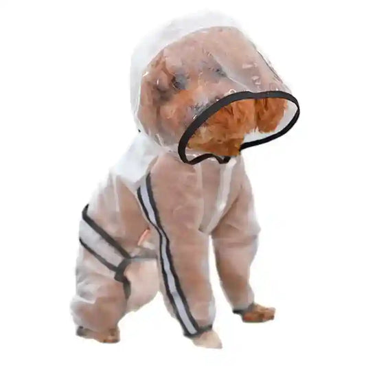 Transparent Dog Raincoat "Limpido" - Elegance and Protection on Every Walk