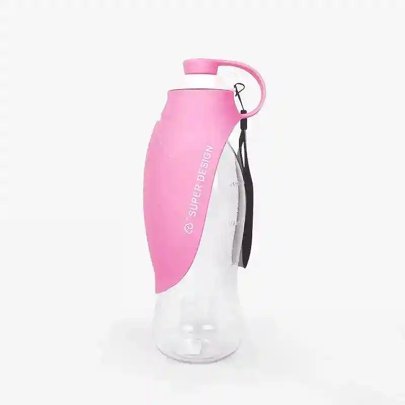 Borraccia per cani portatile da 600 ml "Foglia" - Dog Moda