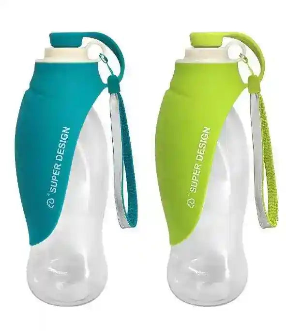 Borraccia per cani portatile da 600 ml "Foglia" - Dog Moda