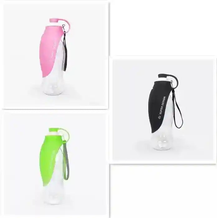 Borraccia per cani portatile da 600 ml "Foglia" - Dog Moda