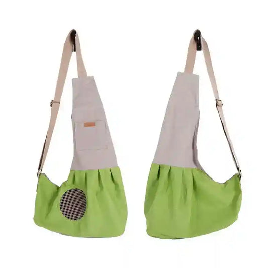 Borsa Trasportino per Cani e Gatti in Tela "Oreste" - Dog Moda