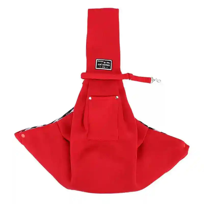 Borsa Trasportino Monospalla per Cani e Gatti con Guinzaglio di Sicurezza by Dog Moda