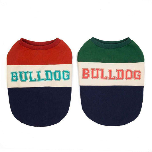 Felpa Casual per Cani Bulldog con Scritta "Bulldog" - Perfetta per Toraci Prominenti by Dog Moda