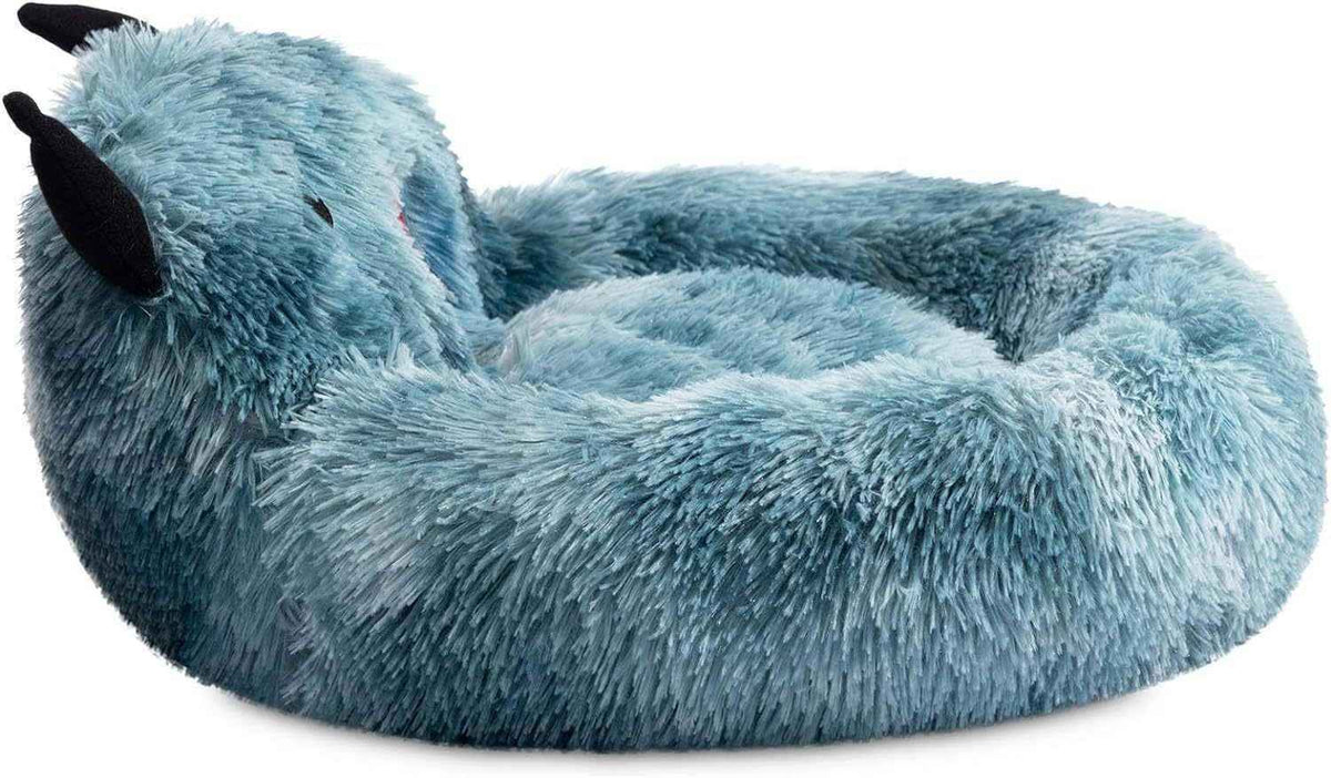 Cuccia rotonda pelosa Monster per cani e gatti - foto 8