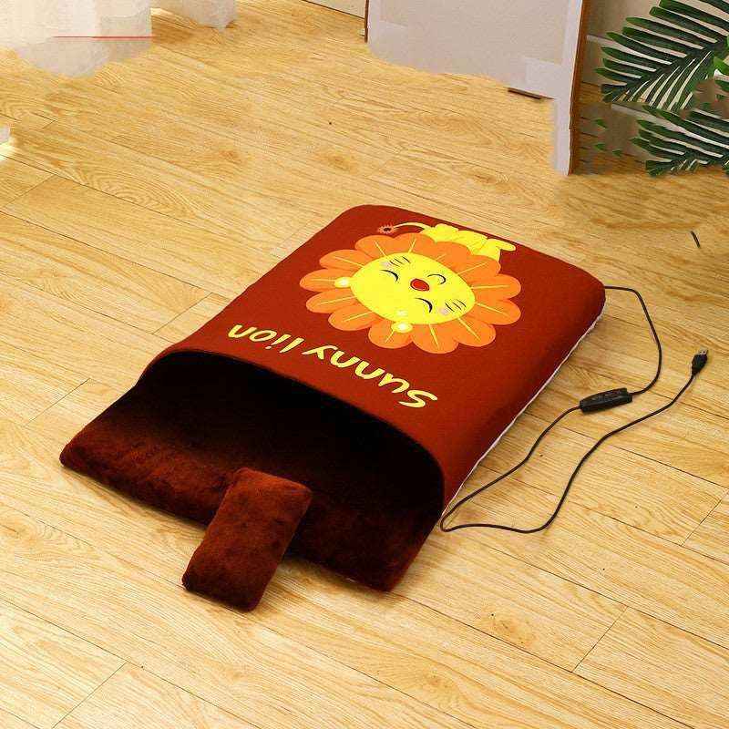 Cuccia Tonda Riscaldante per Cani e Gatti "Sunny" con USB