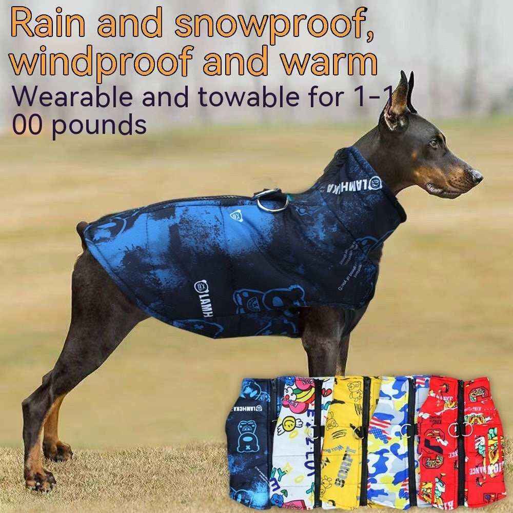 Cappottino Impermeabile Toronto per Cani con Zip e Doppio Anello by Dog Moda