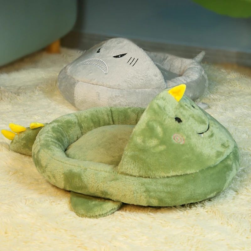 Semi-covered dog and cat bed "Sibilla dei Felines" - Cosy and Warm