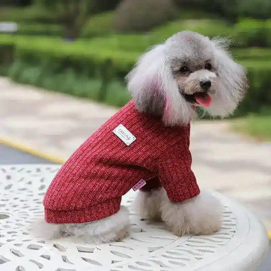 Maglione per Cani "Chic Dog" con Collo Alto Elasticizzato by Dog Moda