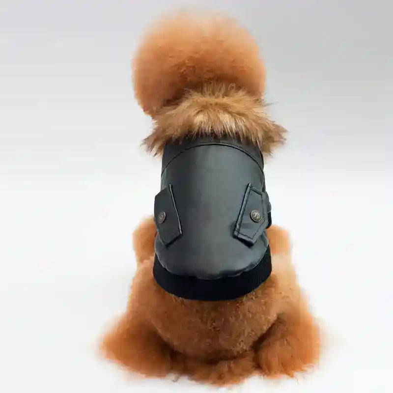 Cappottino Simil Pelle Gabrielle - Ecopelliccia e Pile by Dog Moda