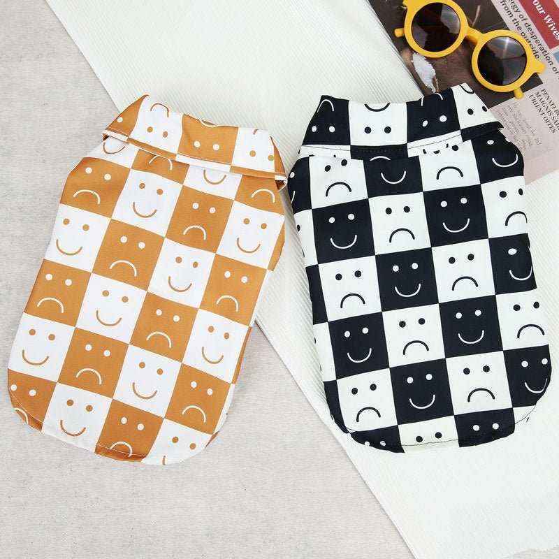 Camicetta per cani a scacchi - Dog Moda