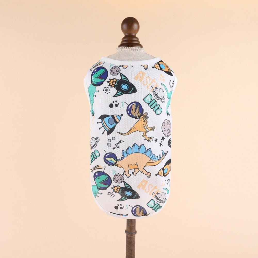 Canottiera Colorata con Animaletti per Cani di Piccola Taglia - Dog Moda