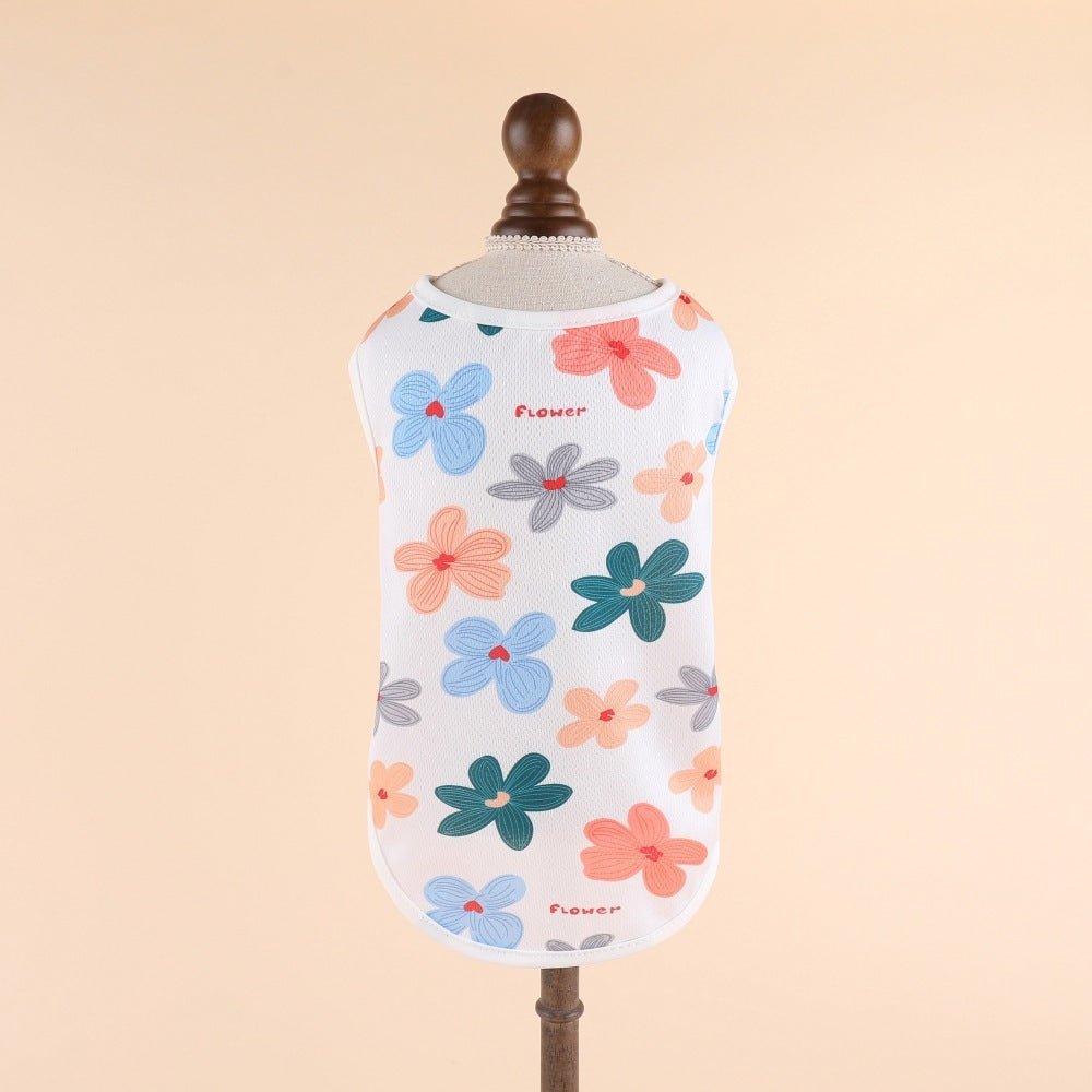 Canottiera Colorata con Animaletti per Cani di Piccola Taglia - Dog Moda