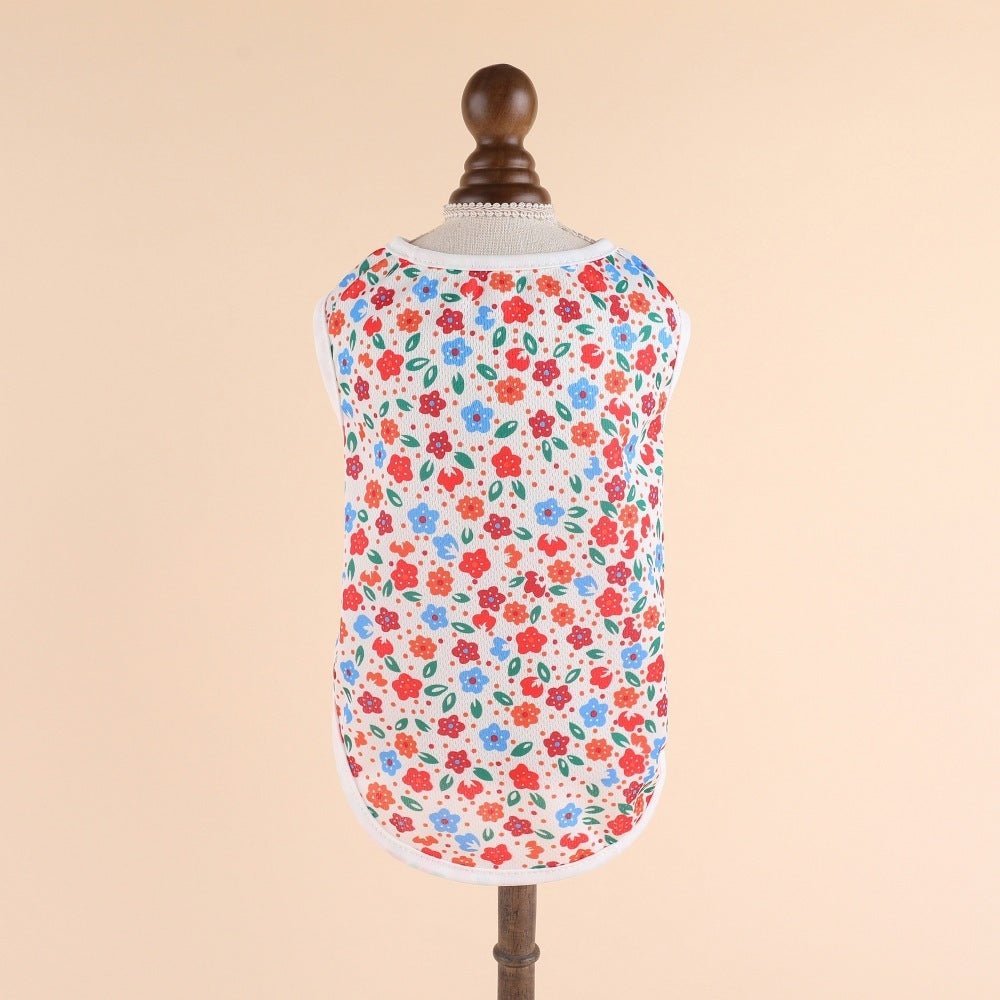 Canottiera Colorata con Animaletti per Cani di Piccola Taglia - Dog Moda