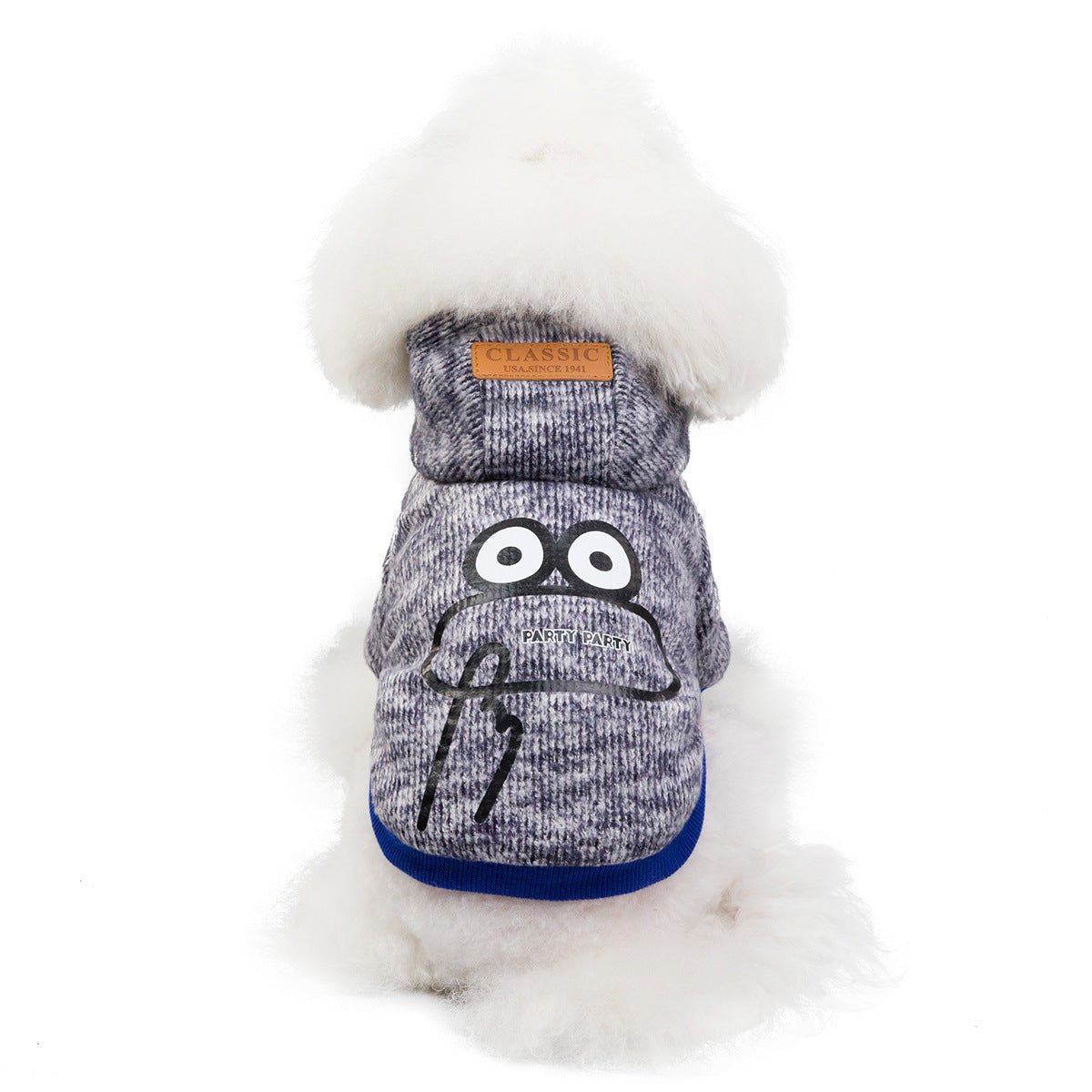 Cappottino per cani con cappuccio "Party - Dog Moda