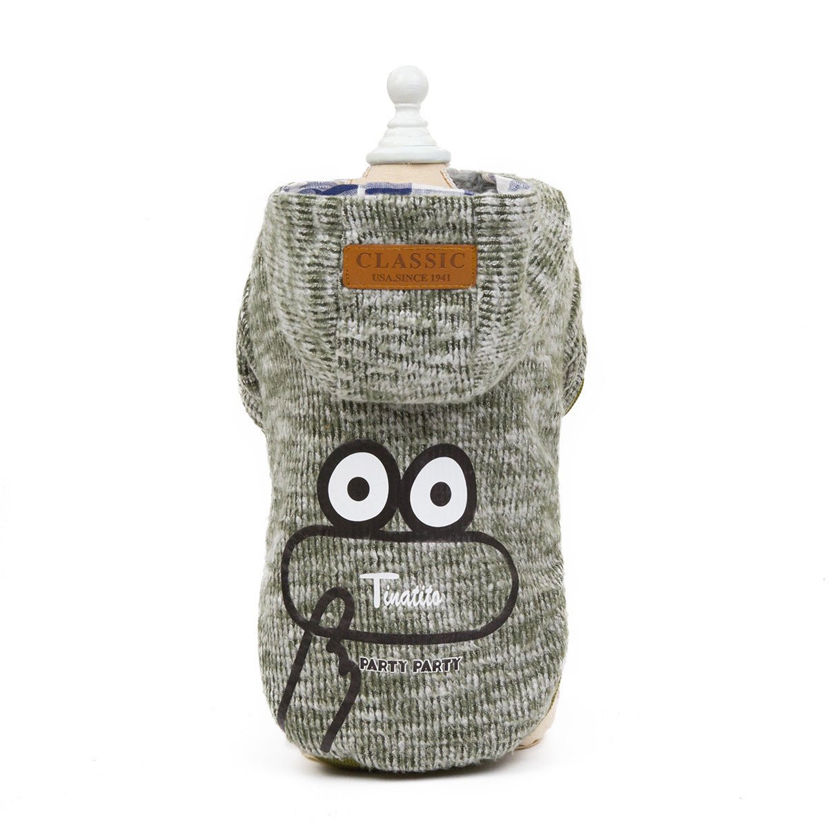 Cappottino per cani con cappuccio "Party - Dog Moda