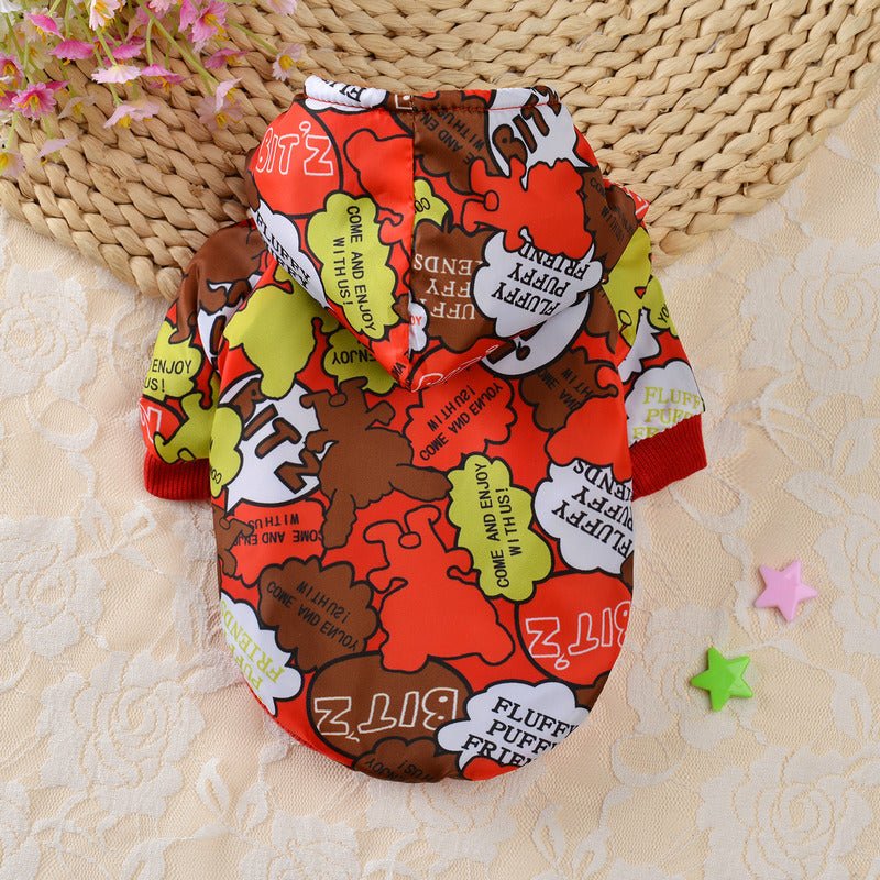 Cappottino per cani con imbottitura in pile e cappuccio "Trend" - Dog Moda