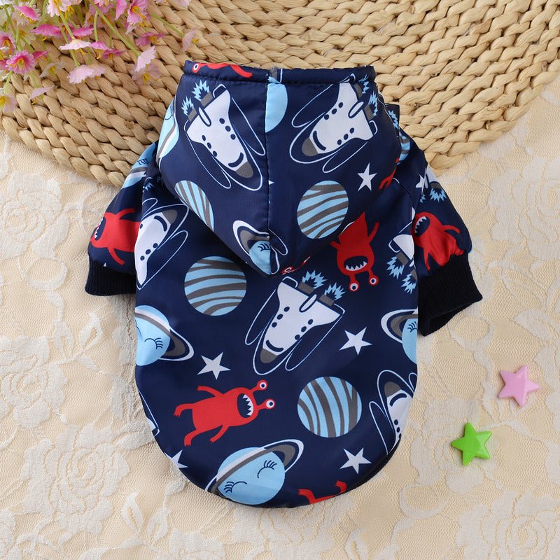 Cappottino per cani con imbottitura in pile e cappuccio "Trend" - Dog Moda