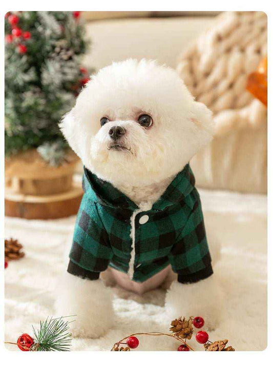Cappottino per Cani Modello "Flakes" con cappuccio - Dog Moda