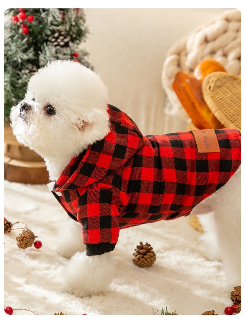 Cappottino per Cani Modello "Flakes" con cappuccio - Dog Moda