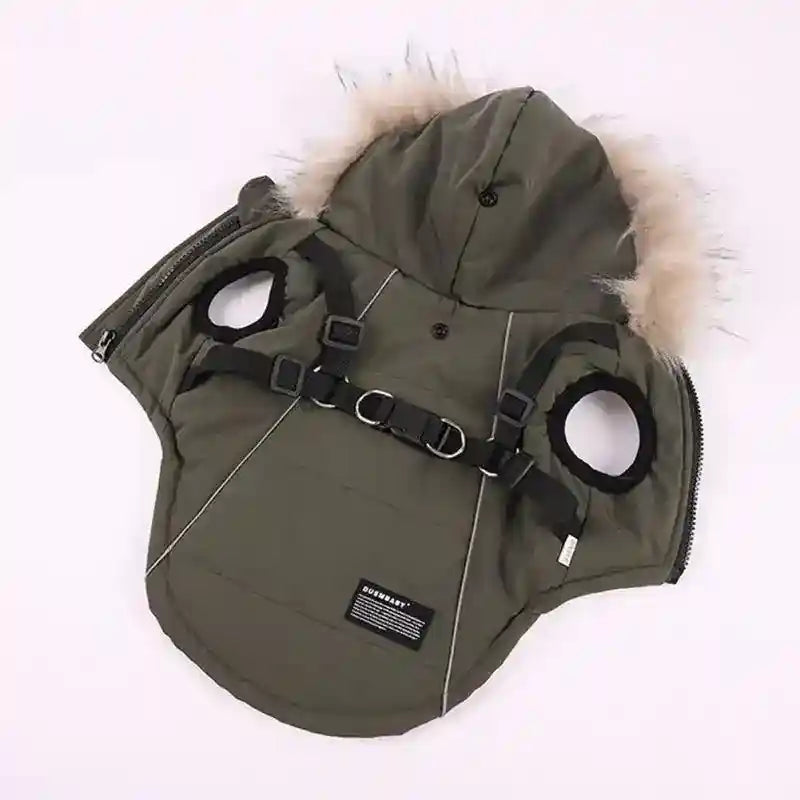 Cappottino per cani smanicato pettorina "DusmBaby" - Dog Moda