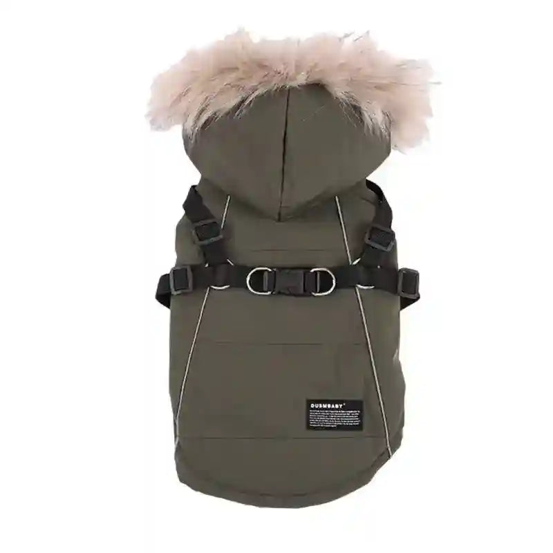 Cappottino per cani smanicato pettorina "DusmBaby" - Dog Moda