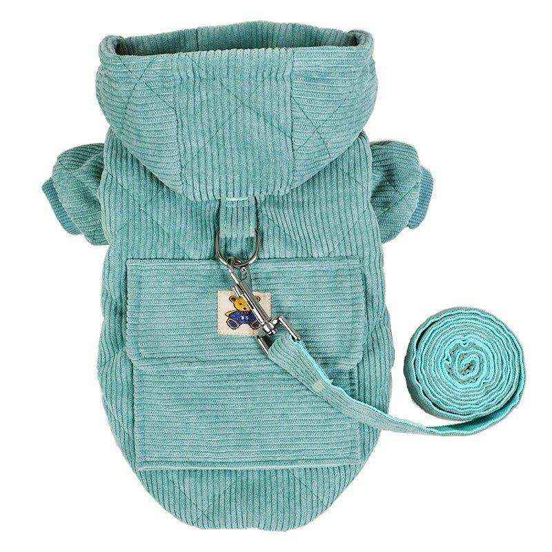 Cappottino per Cani velluto a coste Modello "Little Bear" - Dog Moda