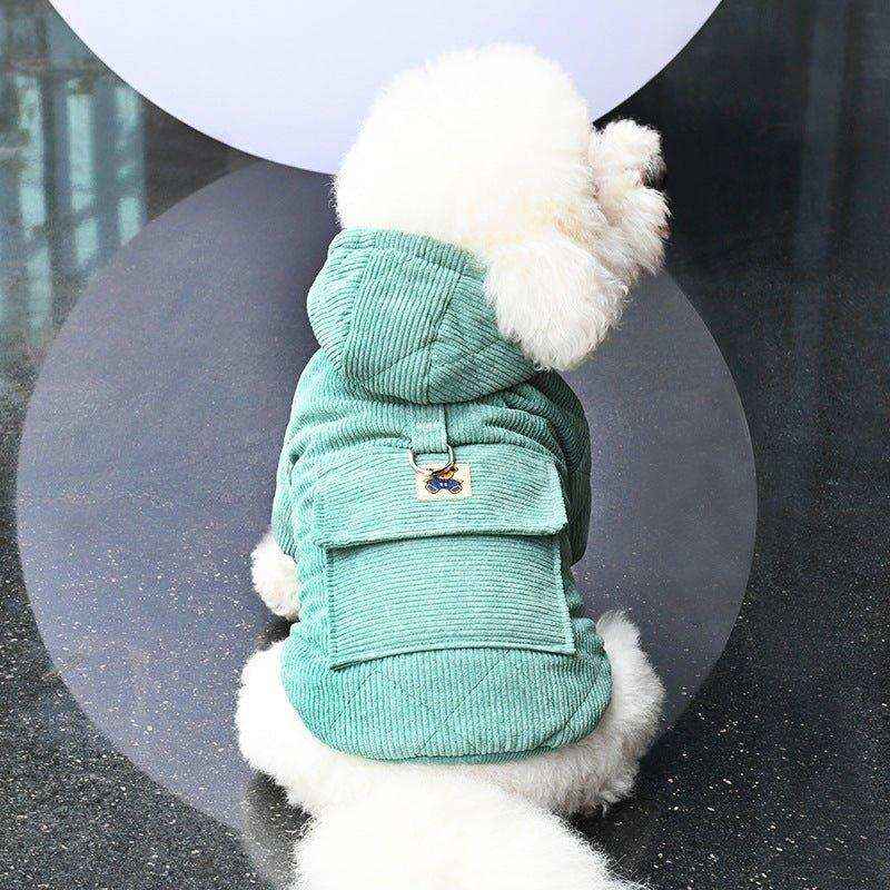 Cappottino per Cani velluto a coste Modello "Little Bear" - Dog Moda