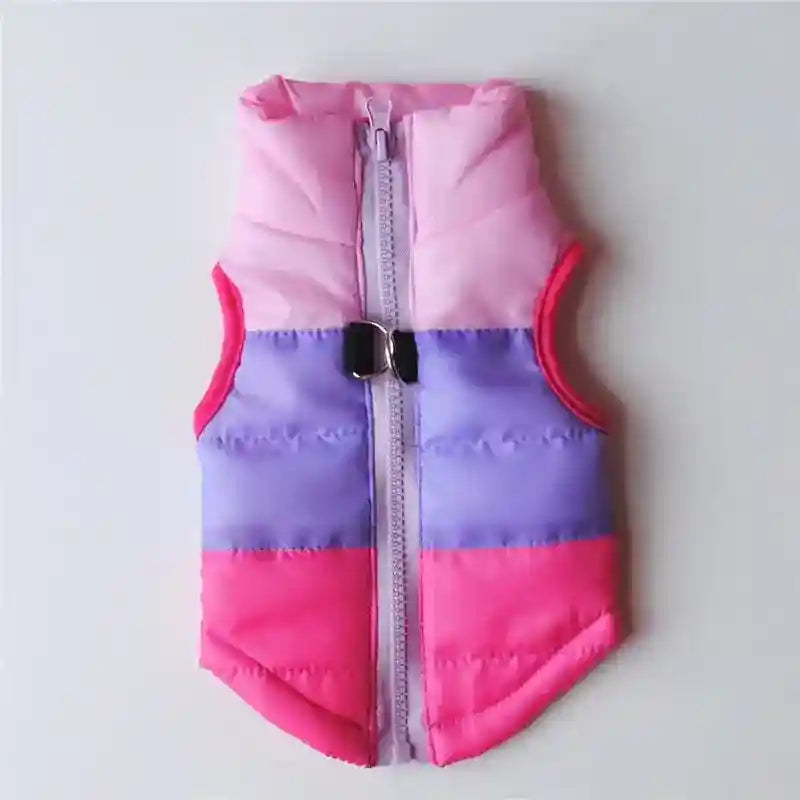 Cappottino Smanicato per Cani con Pettorina - Modello "Fragola" - Dog Moda